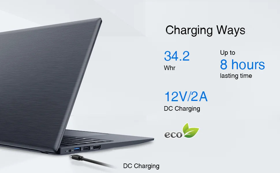 DDP USA Stock 14 Inch Win11 Pro Laptops New 8GB Ram Ddr4 256GB Ssd Student Pc Portable Computer Notebook