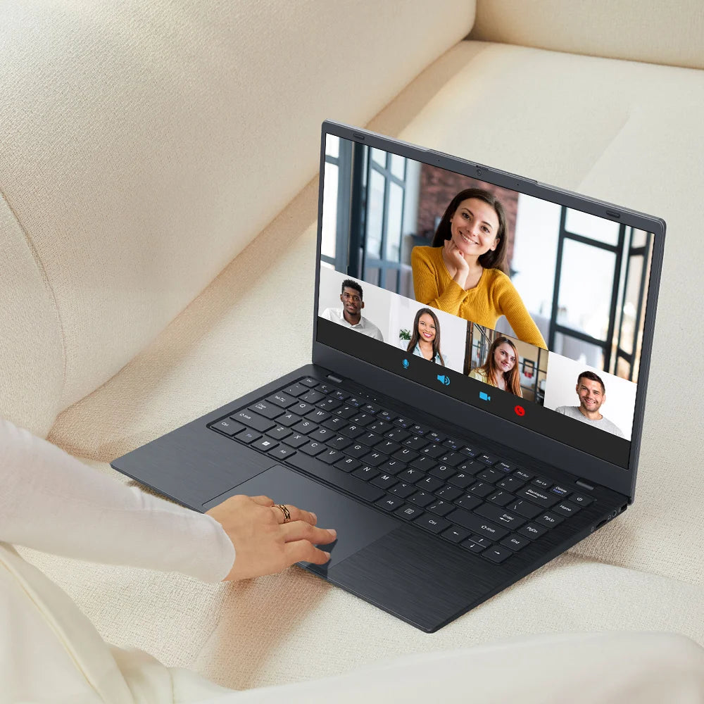 DDP USA Stock 14 Inch Win11 Pro Laptops New 8GB Ram Ddr4 256GB Ssd Student Pc Portable Computer Notebook