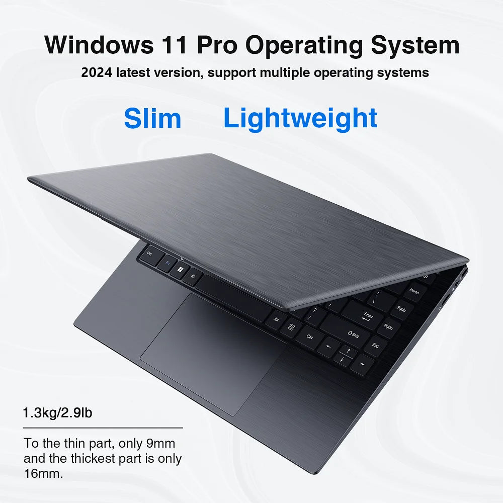 DDP USA Stock 14 Inch Win11 Pro Laptops New 8GB Ram Ddr4 256GB Ssd Student Pc Portable Computer Notebook